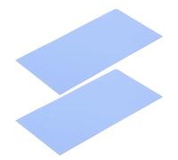 QUARKZMAN 2 Pcs Coussin Thermique 3.6W/m.K Silicone Isolé Résistant à Chaleur et aux Hautes Températures Coussins affaiblissement 150x85x1.5mm pour Radiateur d'Ordinateur Portable, Bleu