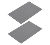 QUARKZMAN 2 Pcs Coussin Thermique 4.0W/m.K Silicone Isolé Résistant à Chaleur et aux Hautes Températures Coussins affaiblissement 180x120x1mm pour Radiateur d'Ordinateur Portable, Gris