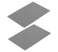 QUARKZMAN 2 Pcs Coussin Thermique 4.0W/m.K Silicone Isolé Résistant à Chaleur et aux Hautes Températures Coussins affaiblissement 150x100x1.5mm pour Radiateur d'Ordinateur Portable, Gris