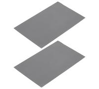 QUARKZMAN 2 Pcs Coussin Thermique 4.0W/m.K Silicone Isolé Résistant à Chaleur et aux Hautes Températures Coussins affaiblissement 178x115x1mm pour Radiateur d'Ordinateur Portable, Gris