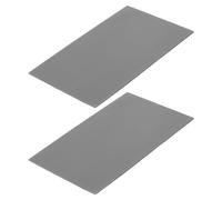 QUARKZMAN 2 Pcs Coussin Thermique 4.0W/m.K Silicone Isolé Résistant à Chaleur et aux Hautes Températures Coussins affaiblissement 150x120x1mm pour Radiateur d'Ordinateur Portable, Gris
