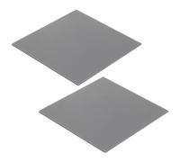 QUARKZMAN 2 Pcs Coussin Thermique 4.0W/m.K Silicone Isolé Résistant à Chaleur et aux Hautes Températures Coussins affaiblissement 120x120x2mm pour Radiateur d'Ordinateur Portable, Gris