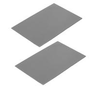 QUARKZMAN 2 Pcs Coussin Thermique 4.0W/m.K Silicone Isolé Résistant à Chaleur et aux Hautes Températures Coussins affaiblissement 150x100x1mm pour Radiateur d'Ordinateur Portable, Gris