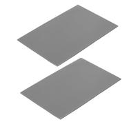 QUARKZMAN 2 Pcs Coussin Thermique 4.0W/m.K Silicone Isolé Résistant à Chaleur et aux Hautes Températures Coussins affaiblissement 150x100x2mm pour Radiateur d'Ordinateur Portable, Gris
