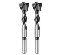 QUARKZMAN 2 Pcs Foret Forstner 16mm (5/8") Diamètre 90mm (3-17/32") Long YG8/C1 Forets à Bois Torsadés en Carbure de Tungstène, Scie Cloche, Ouvre-Tarière, Coupe pour le Perçage du Bois