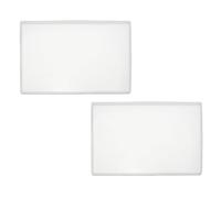 QUARKZMAN 2 Pcs Moule À Silicone pour Dessous De Verre, 30x20cm/12x8in Forme Rectangulaire Outils De Moulage À Résine Époxy pour Décoration Maison DIY Fait Main Ambre Coloré Artisanat