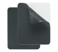QUARKZMAN 2 Pcs Patchs de Réparation Auto-Adhésifs 9,5 x 12,5 Cm Tissu en Sergé Imperméable Ruban de Réparation Patch Lavable Kit de Réparation pour Doudounes Vêtements, Gris Foncé