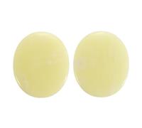 QUARKZMAN 2 Pcs Pierre De Relaxation Pour Le Pouce Pour L'anxiété, Cristaux De [Mots interdits] En Jade Citron Pierres De Poche Polies Naturelles Pour Le