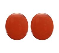 QUARKZMAN 2 Pcs Pierre De Stress Pour L'Anxiété, Cristaux De [Mots interdits] En Red Jasper, Pierres De Poche Naturelles Polies Pour Le Yoga Et La Méditation