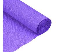 QUARKZMAN 2 Pcs Rouleau de Papier Crépon 210cm de Long 50cm de Large Papier Crepon pour la Cérémonie de Mariage, Diverses Grandes Décorations de Festivals, Bleu Violet