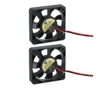 QUARKZMAN 2 Pcs Ventilateur froid, affaiblissement Imprimante 3D 5010, 24V 6016RPM 50 x 50 x 10 mm Roulement Hydraulique XH2.54 Ventilateur D'extrudeuse Avec Cable 30cm Borne 2 Pin