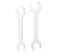 QUARKZMAN 2 pièces ouble ouverte 16mm x 18mm métrique | Ultra mince, en forme de U, acier au carbone, pour espace restreint, 22mm x 24mm