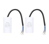 QUARKZMAN 2 Pièces Condensateur CBB60 20uF 450V AC 50/60Hz 37.5x73mm