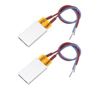 QUARKZMAN 2 Pièces Élément Chauffant PTC, Plaque Chauffante PTC AC DC 220V Boîtier Aluminium Céramique Film Polyimide 9W-170W 200°C Isolation Thermostat Céramique à Température Constante