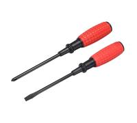 QUARKZMAN 2 Pièces Jeu De Tournevis PH2+SL4 Longueur 8.3" Acier 45# Magnétique Phillips Et À Fente Avec Poignée Ergonomique Pour Électroménagers Meubles Réparation Automobile