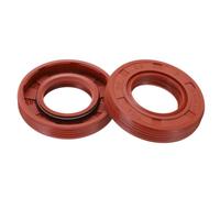 QUARKZMAN 2 Pièces Joint d'huile TC 20x38x7mm Caoutchouc FKM | Double lèvre pour arbre rotatif, haute pression métrique avec ressort, pour moteurs automobiles, pompes à eau, embrayage