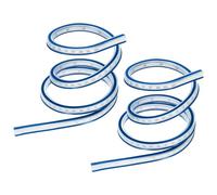 QUARKZMAN 2 pièces Règle de courbe flexible 100 cm 40 pouces bleu | pouvant être pliée, pour le dessin la couture l'ingénierie