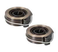 QUARKZMAN 2 Pièces Ressort de Presse Longueur d'Expansion de 1800mm | à Colonne, Ressort de Rappel, Ensemble de Ressort en Acier à Ressort, avec Finition de NoiRCissement Chimique, 64 x 19 x 1mm