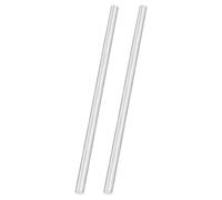 QUARKZMAN 2 Pièces Tiges Rondes En Acier Inoxydable 304, Diamètre 1/2" x Longueur 12" Barre Pleine En Métal Pour Utilisation Industrielle Travail Des MSerre-jointx Loisirs DIY.
