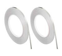 QUARKZMAN 2 Rouleaux de Bande Adhésive Autocollante en Feuille d'Aluminium 0,2 Pouce x 164 Pieds pour La Décoration Et L'Étanchéité Des Espaces Entre Les Carreaux de Cuisine, Argent