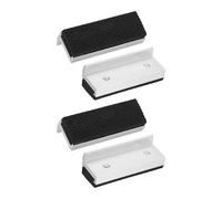 QUARKZMAN 2 Set Plaques De Mâchoire D'serre-joint 3" Aluminium Magnétique Mâchoires Douces Standard Anti-Rayures Couvertures D'serre-joint Outils Pour DIY Fabrication Travail Du Bois