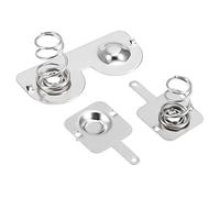 QUARKZMAN 20 Paires AA Batterie Plaque 11.28mmx11.5mm et 20 Paires AA Batterie Plaque 26.5mmx12mm Positif à Négatif Ressort Contact Plaque