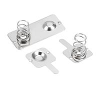 QUARKZMAN 20 Paires AA Batterie Plaque 24mmx11mm et 12mmx10mm Positif à Négatif Ressort Contact Plaque