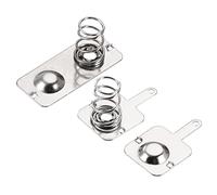 QUARKZMAN 20 Paires AAA Batterie Plaque et 20 Pièces AAA Batterie Plaque Positif Négatif Conversion Printemps Contact