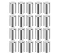 QUARKZMAN 20 Pcs 10 mm x 16 mm Goujons Cylindriques 316L Acier Inoxydable Goujons Cylindriques Chevilles De Support D'étagère Tige D'épingles Éléments Métalliques D'étagère Ton Argenté