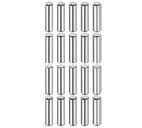 QUARKZMAN 20 Pcs 6 mm x 20 mm Goujons Cylindriques 316L Acier Inoxydable Goujons Cylindriques Chevilles De Support D'étagère Tige D'épinglage Éléments Métalliques D'étagère Ton Argenté