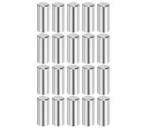 QUARKZMAN 20 Pcs 8 mm x 18 mm Goujons Cylindriques En Acier Inoxydable 316L Goujons De Support D'étagère Tige D'épingles Éléments De Fixation Épingle Métallique Pour Étagère Ton Argenté