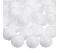 QUARKZMAN 20 Pcs Boules En Mousse Blanche 0.8 Pouce Boules En Polystyrène Lisse Pour Artisanat Décoration De Noël Mariage Fête Projet DIY Maison
