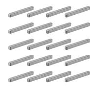 QUARKZMAN 20 Pcs Clavette À Bout Rond, 70x8x7mm Clavettes Parallèles En Acier Carbone Pour Arbre De Transmission Assortiment De Clavettes Pour L'Industrie Des Fixations Mécaniques