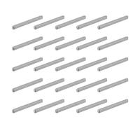 QUARKZMAN 20 Pcs Clavette Plate À Bout Rond, 70x5x5mm Acier Au Carbone Assortiment De Clavettes Parallèles Pour Arbre De Transmission Pour Industrie De Fixations Mécaniques