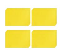 QUARKZMAN 20 Pcs Étiquettes Magnétiques Effaçables à Sec 4.7" X 3.1" | Jaunes pour Art Tableau Blanc Frigo Casier Bureau Maison Salle de Classe, Étiquettes Nom Écrivables, Bandes Colorées
