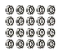 QUARKZMAN 20 Pcs Roulements À Doigt Spinner, 5.1x16x5mm Roulements À Rotation Digitale Roulement À Doigt Pour Fidget Toys, Skateboards, Yo-Yo, Accessoires Pour Art Des Ongles