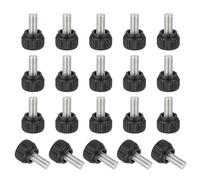 QUARKZMAN 20 Pcs Vis À Molette Filetée, M5 x 10mm Vis Pour Bras De Montage D'écran Boutons De Serrage En Acier Inoxydable Ordinateur TV
