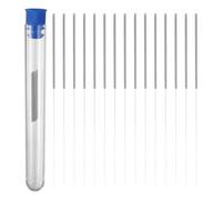 QUARKZMAN 20 pièces aiguilles de nettoyage pour buses d'imprimante 3D 0,2 mm en acier inoxydable, kit de nettoyage pour buses d'impression 3D, accessoires pour imprimantes 3D