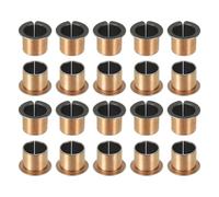 QUARKZMAN 20 Pièces Roulement à Douille à Bride 15mm x 17mm x 15mm