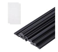 QUARKZMAN 20 Tiges De Soudage Plastique, 8 Pouces Bandes De Réparation PP Pour Soudure Avec Treillis De Renfort Pour Pare-Chocs De Voiture, Réparation De Kayak, Soudeur Plastique, Noir