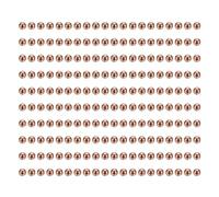 QUARKZMAN 200 Pcs Billes de Roulement, Diamètre 3.5mm Billes de Roulement en Cuivre Massif de Précision Billes Sphériques en Cuivre naturel pour Machines, Automobiles Et DIY (Cuivre T2)