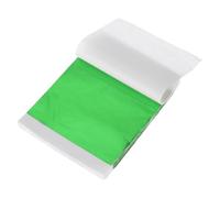QUARKZMAN 200 Pcs Feuille d'Or Imitation 14cm x 14cm Feuilles d'Or Imitation pour l'Artisanat, les Cadres Photo, la Sculpture, les Ongles et la Décoration Artistique DIY, Vert