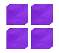 QUARKZMAN 200Pcs Feuilles d'Aluminium pour Bonbons, 6 x 6 Pouce Papier d'Aluminium pour Emballage de Bonbons au Caramel Emballages de Barres de Chocolat (Violet, Finition Brillante)