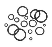 QUARKZMAN 200pcs Kit Assortiment De Joints Toriques 6-30mm Ensemble De Joints Toriques En Caoutchouc Nitrile Pour Réparations De Plomberie Automobile Mécanique Électrique Cylindre, Noir