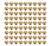 QUARKZMAN 200pcs Précision Solide Laiton Roulement Billes 3mm Industriel Laiton Ball Sphères pour Machines, Automobile, et DIY
