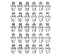 QUARKZMAN 201 INOX Acier Droit Graisse Raccord M8 x 1mm Filetage Hydraulique Graisse Raccord Accessoires, 30pcs