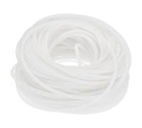 QUARKZMAN 20m Bande D'Étanchéité En Silicone Solide Tige Ronde 3mm Joint D'Étanchéité Pour Vitre De Porte De Voiture, Blanc