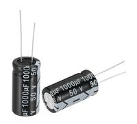 QUARKZMAN 20Pcs 1000uF 50V 13x25mm Condensateur Électrolytique Pour TV VCD