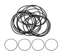QUARKZMAN 20Pcs AS-152 O-rings, Joints Toriques En Caoutchouc Nitrile 3-1/4" ID, 3-7/16" OD, 3/32" Largeur Joint D'étanchéité Rond Pour D'étanchéité De Plomberie (70 Duromètre, Noir)