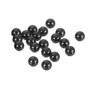 QUARKZMAN 20pcs Billes de Roulement en Céramique, 6mm Billes de Précision G10 en Nitrure de Silicium Si3N4 pour Aérospatiale Automobile Machines Robotique Bricolage Roues de Vélo, Noir